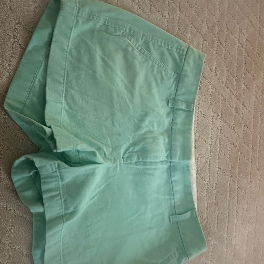 J. Crew High Waist Green Shorts